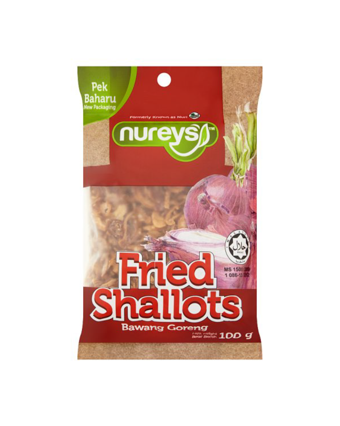NUREYS FRIED SHALLOTS 100G (-100G)