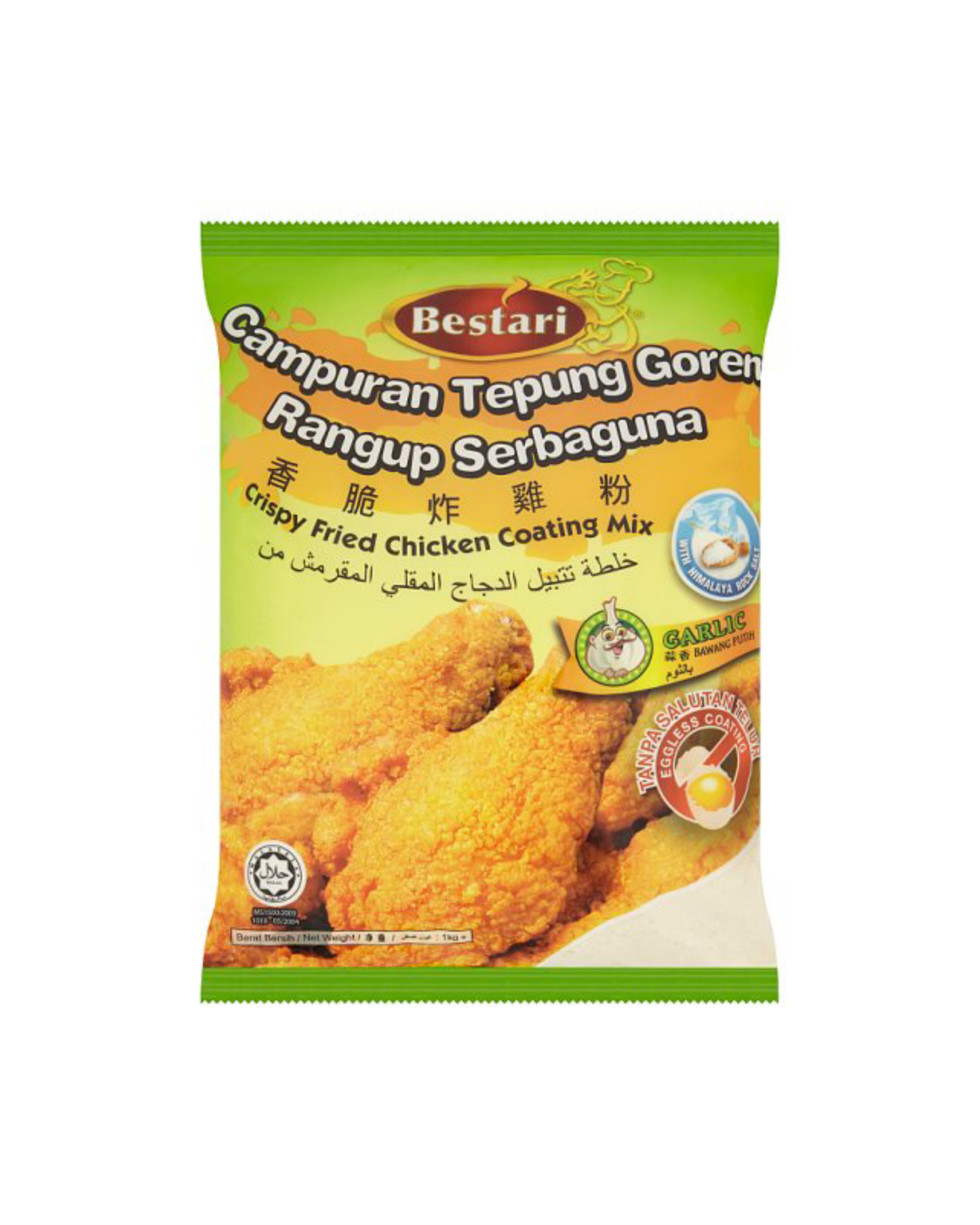 BESTARI FRIED CHIC COATING GARLIC 1KG (-1KG)