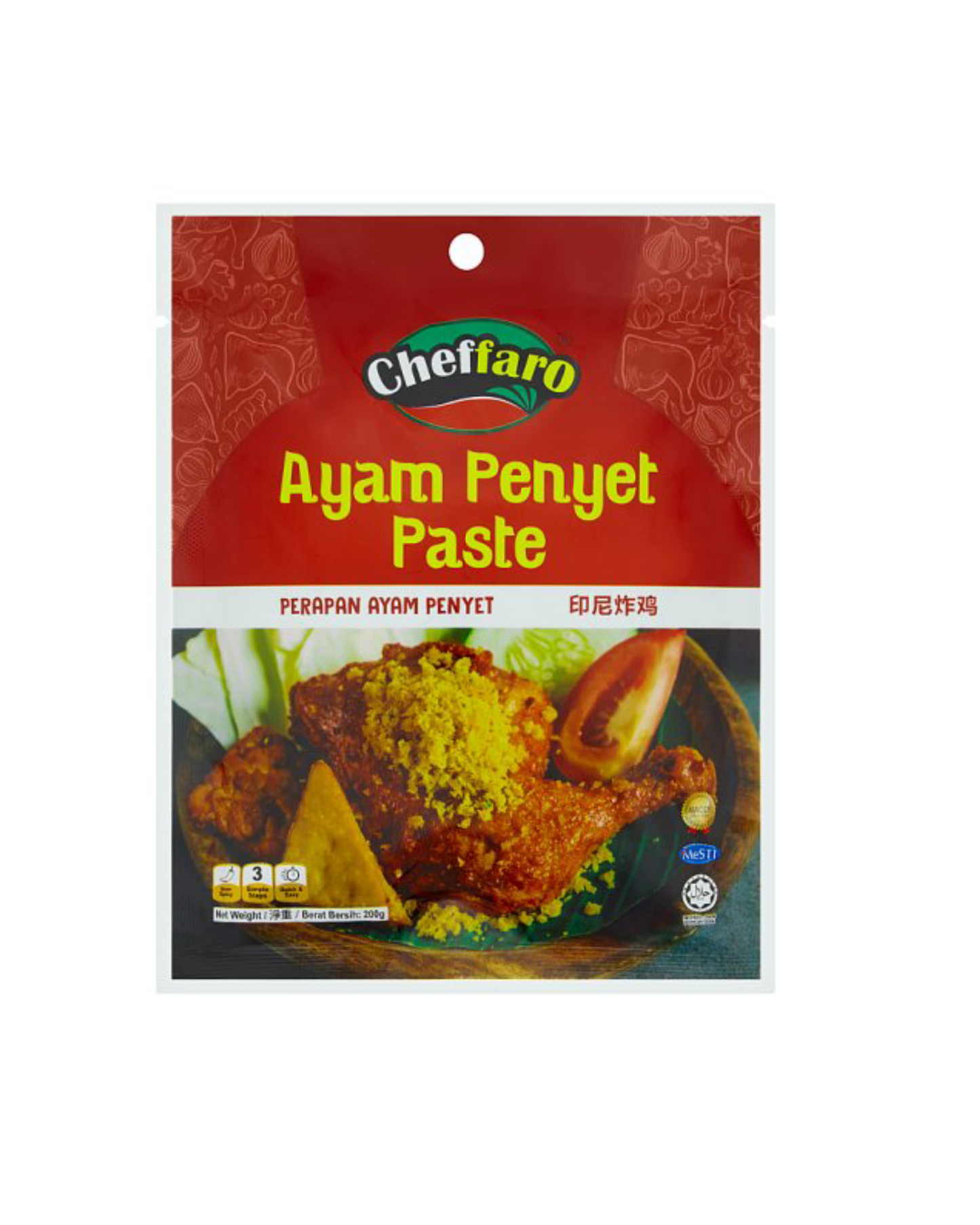 CHEFFARO AYAM PENYET PASTE 200G (-250G)