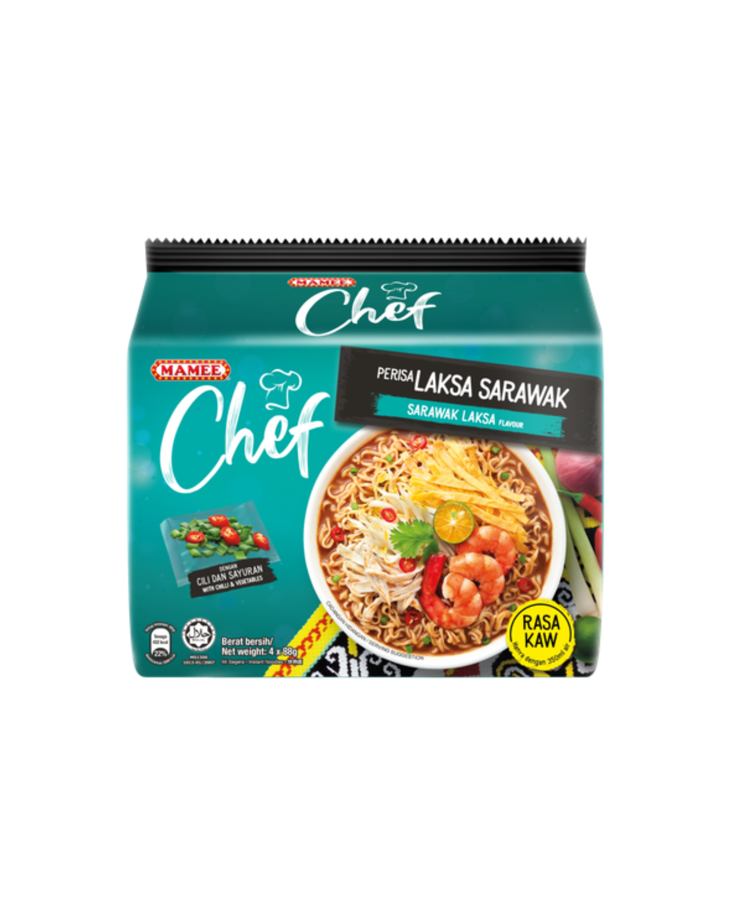MAMEE CHEF LAKSA SARAWAK 4X90G (-500g)