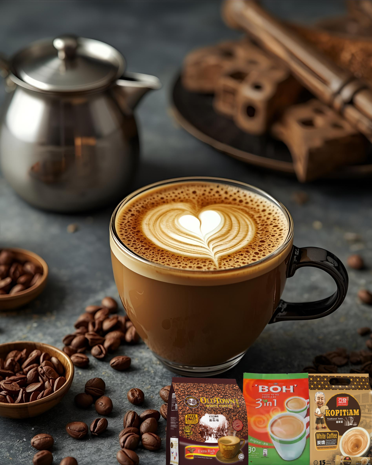 Classic Malaysian Coffee and Tea