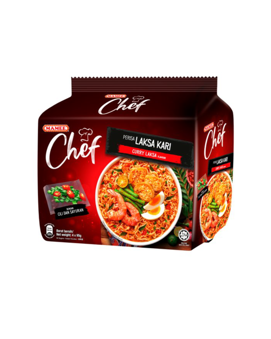 MAMEE CHEF CURRY LAKSA 4X95G (-500g)