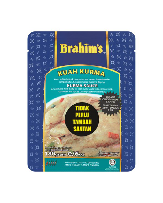 BRAHIMS KURMA SAUCE 180G (-200g)