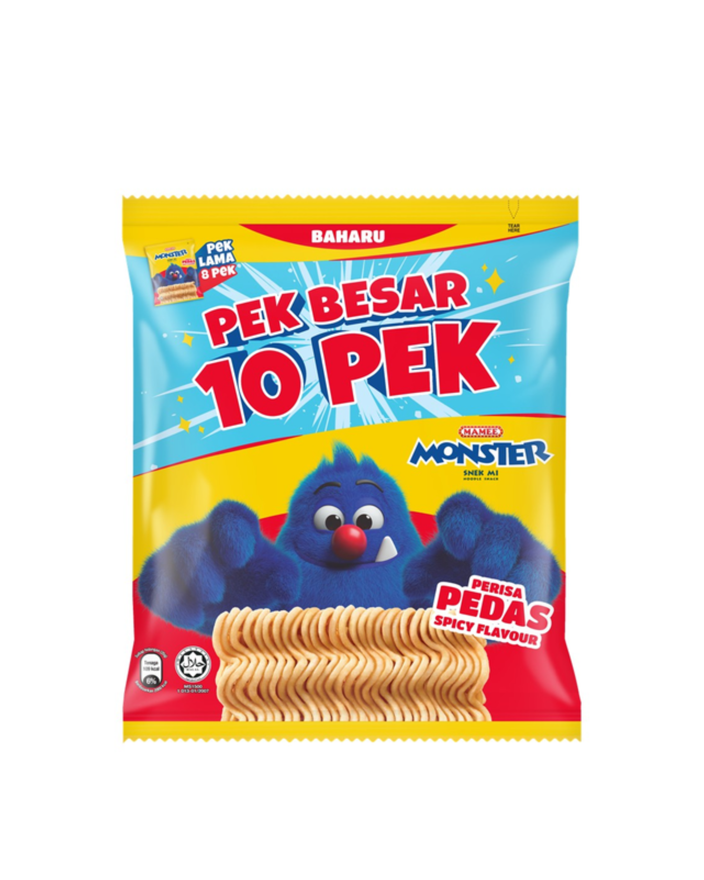 MAMEE MONSTER FP HOT SPICY 10X25G (-400G)