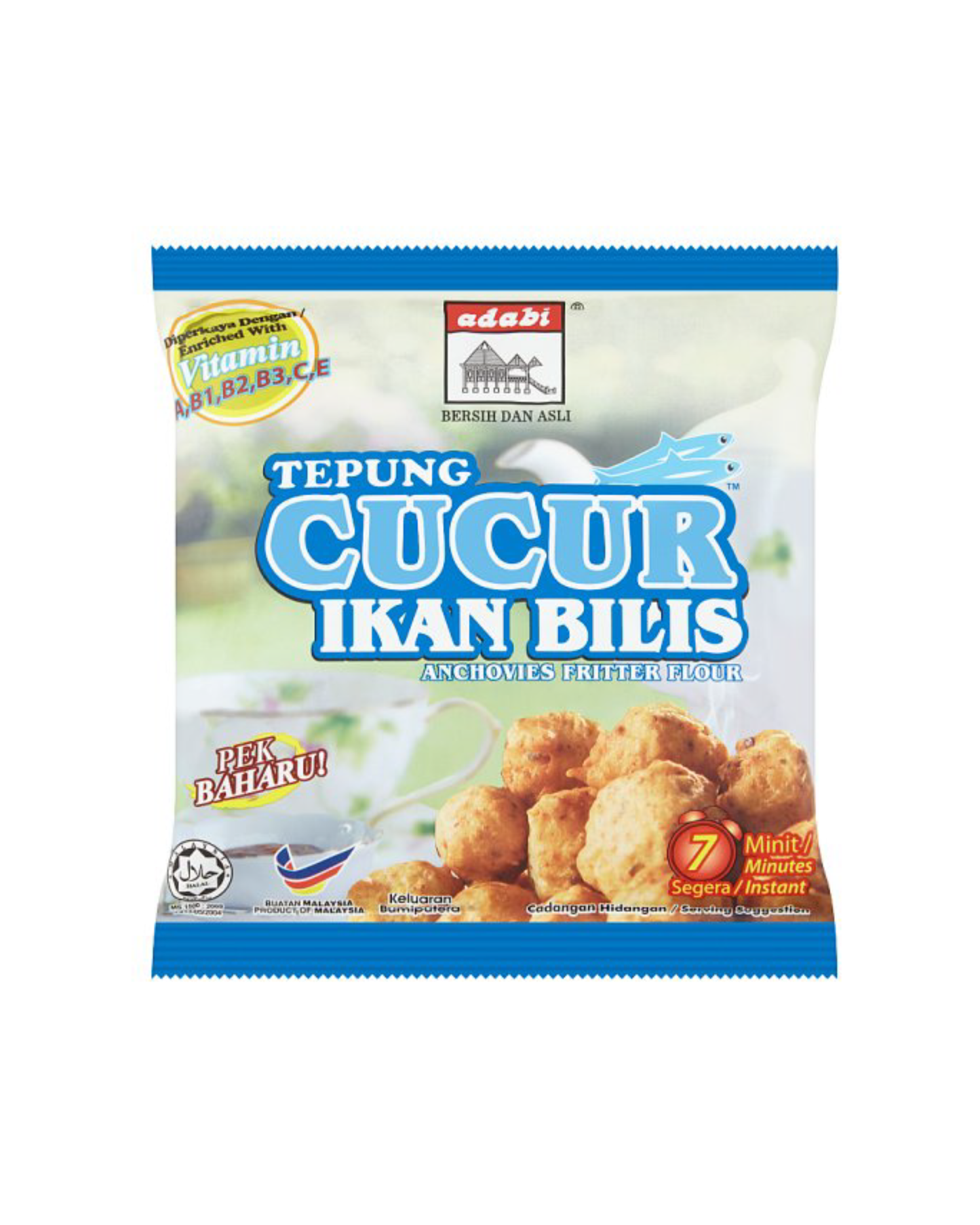 ADABI TEPUNG CUCUR IKAN BILIS 200G (-200G)