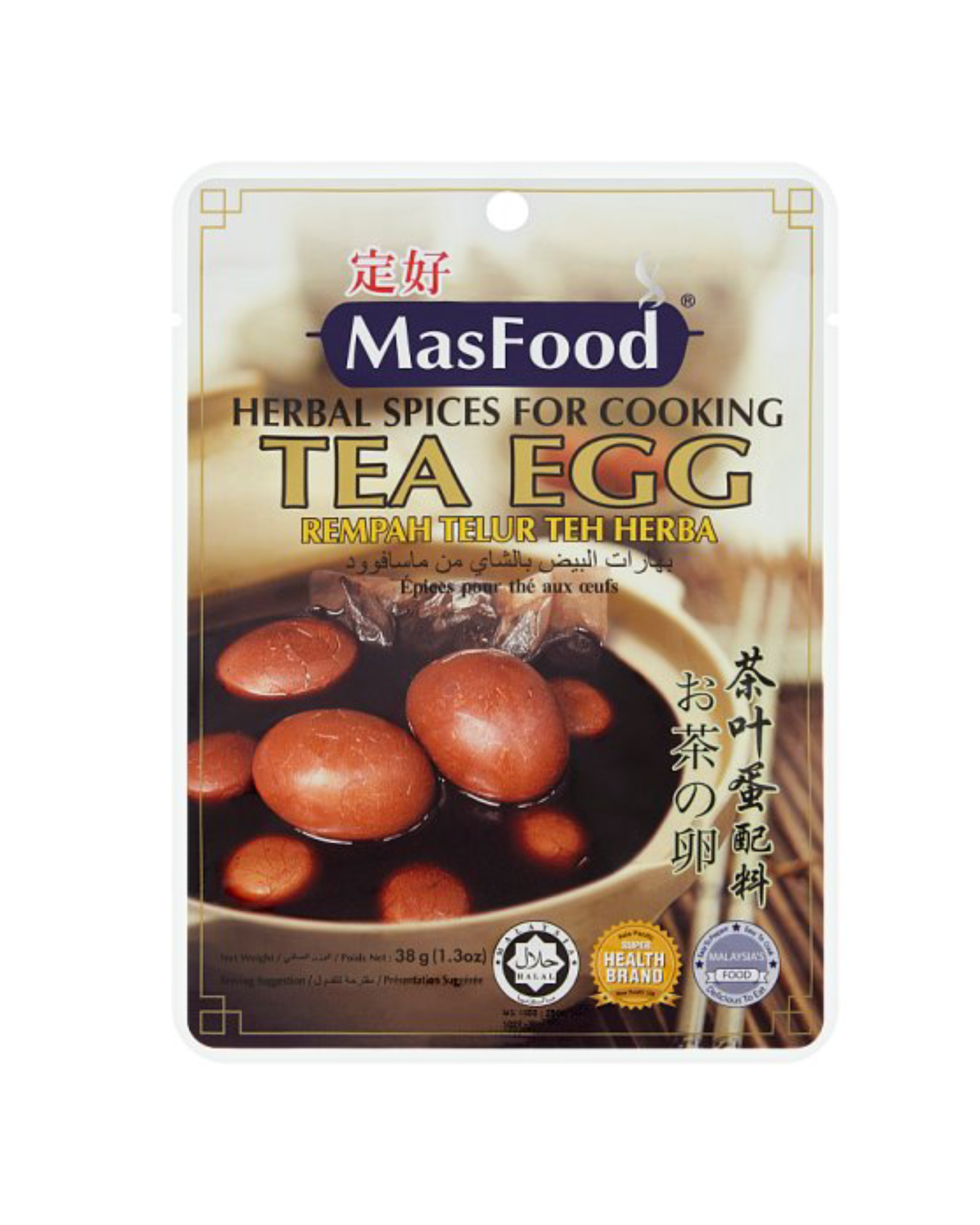 MASFOOD HERBAL SPICES TEA EGG 38g (-100g)