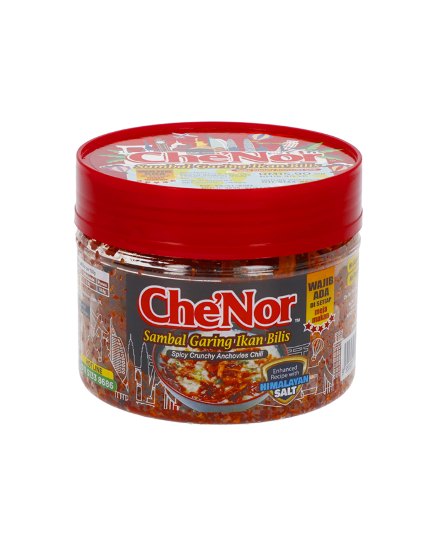 CHE NOR SAMBAL GARING IKAN BILIS 160G (-300G)