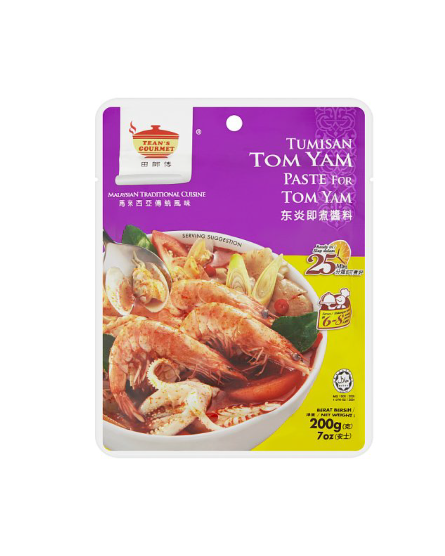 TEANS GOURMET TOM YAM PASTE 200G (-300G)